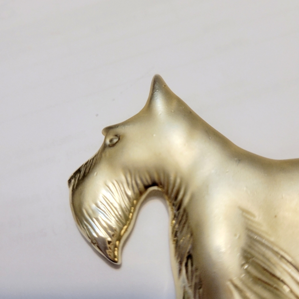 Vintage Scottie Dog Brooch - Picture 2 of 6